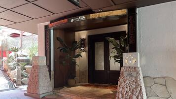 Entrada de la propiedad