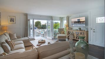 Televisión, videojuegos, reproductor de DVD, estéreo