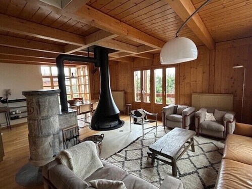 Outside : Modern architecture chalet of 3 floors, for 6 person, beautiful  panoramic viewInside : 16