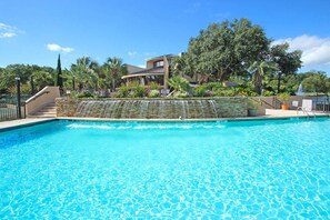 Una piscina climatizada