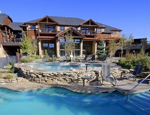 Indoor pool, a heated pool