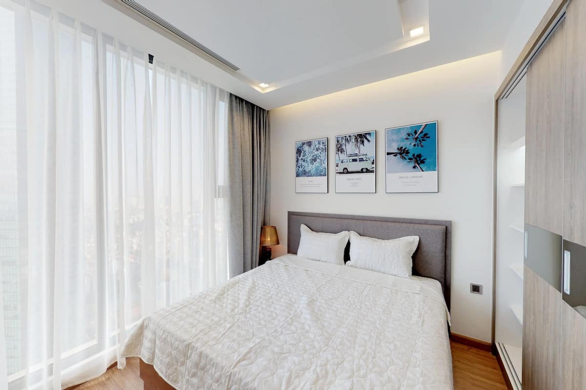 City-Apartment, 2 Schlafzimmer, Nichtraucher | 4 Schlafzimmer, hochwertige Bettwaren, Zimmersafe, Verdunkelungsvorhänge