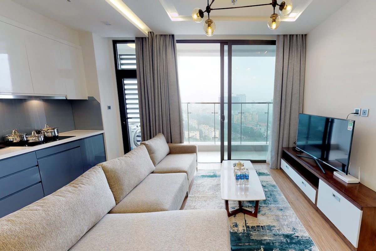 Apartment, 3 Schlafzimmer | 4 Schlafzimmer, hochwertige Bettwaren, Zimmersafe, Verdunkelungsvorhänge