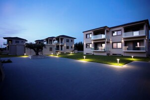 Front of property - evening/night