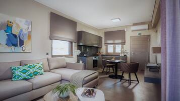 Appartement Deluxe, 1 chambre, non-fumeur (Family) | Coin séjour