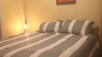 3 bedrooms, iron/ironing board, free WiFi, bed sheets