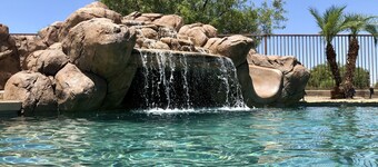 Home with Resort Backyard | Pool & Spa | Waterslide | Basketball Court