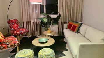 TV, books, music library