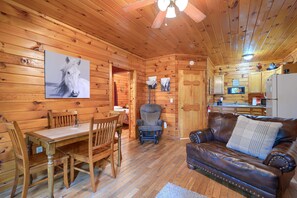 DVD player - Blue Rose Cabins - Pine Ridge Cabin (Logan)
