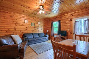 DVD player - Blue Rose Cabins - Pine Ridge Cabin (Logan)