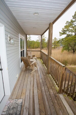 Terrace/patio -  Featured DC magazine 10 BEST/Waterview CLOSEST community to BEACH
3 decks. (Chincoteague Island)