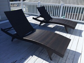 Terrace/patio - Waterfront Large Gorgeous House, no car needed (Bethany Beach)