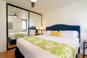 1 soverom, strykejern/-brett, wi-fi (inkludert) og sengetøy