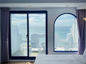 Comfort Quadruple Room, Non Smoking, Ocean View | Beach/ocean view - Seya Inn (Hengchun)