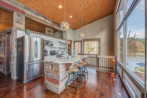 Fridge, microwave, oven, stovetop - Firefly - 2 Houses on 1 Spectacular Property (Belmont)