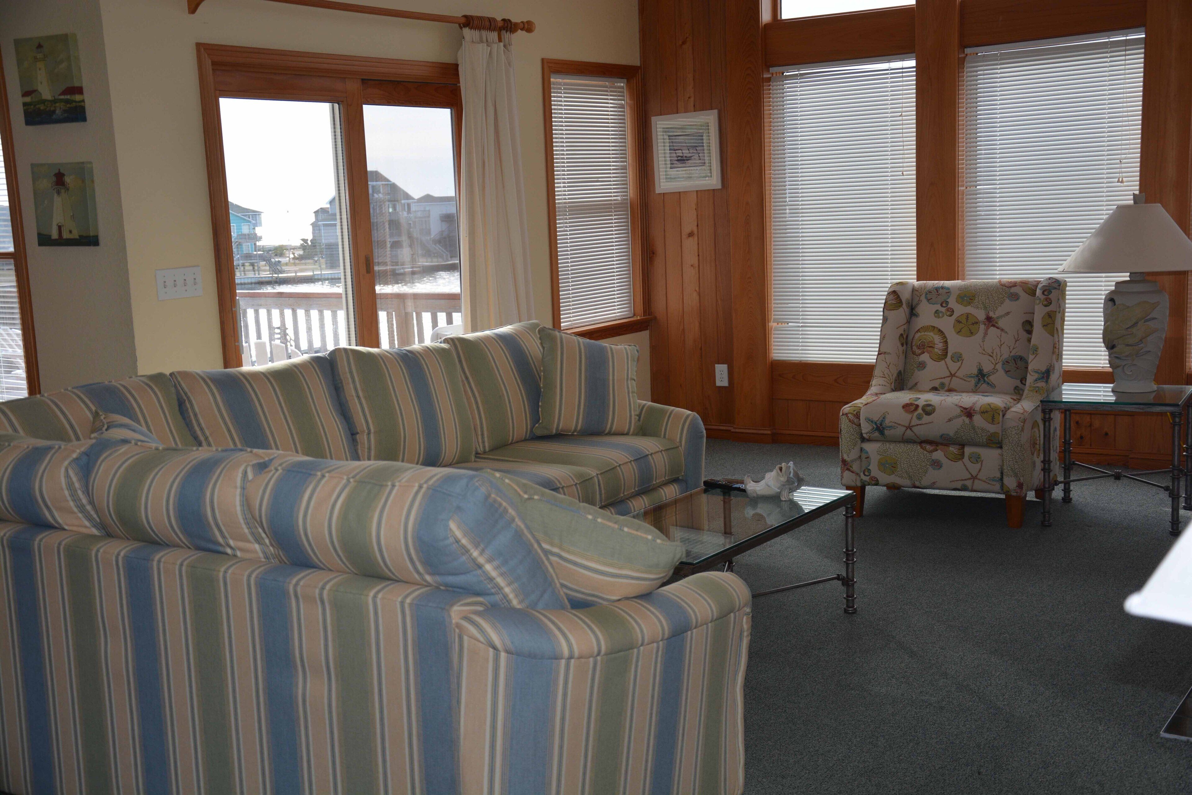 EAST WIND is lovely SOUND FRONT home!  SUMMER SEASON IS 7 day SAT TO SAT
