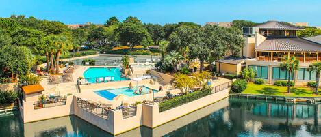 Una piscina climatizada