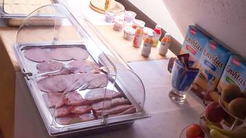 Daily buffet breakfast (EUR 7 per person)