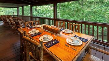 Opções para refeição ao ar livre