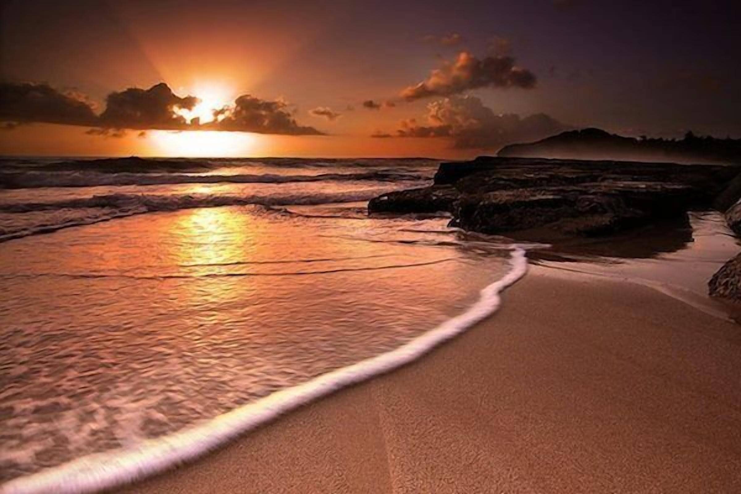 Another beautiful sunset at Moody Beach