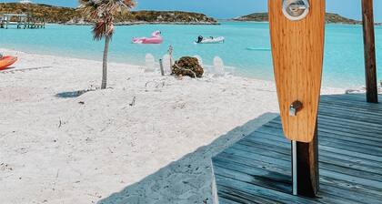 Beachfront Villa with swim-up pool bar, spa, and pickleball court