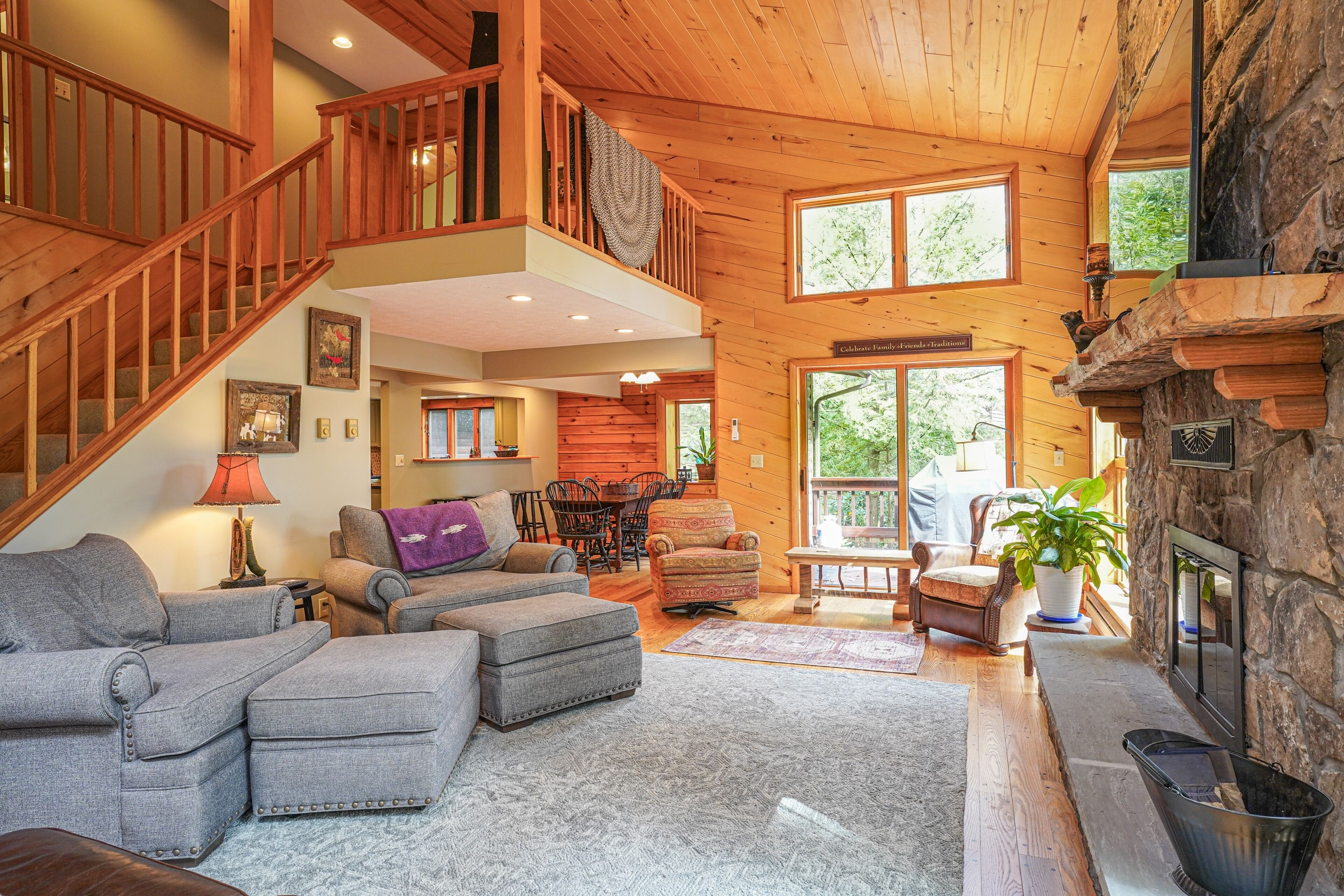 Lakefront home with private hot tub, water view & dock