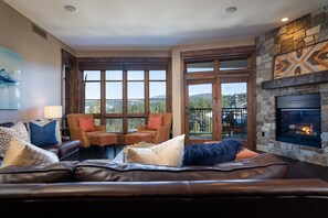 TV, fireplace, DVD player