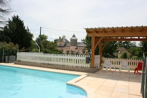 Piscina externa sazonal