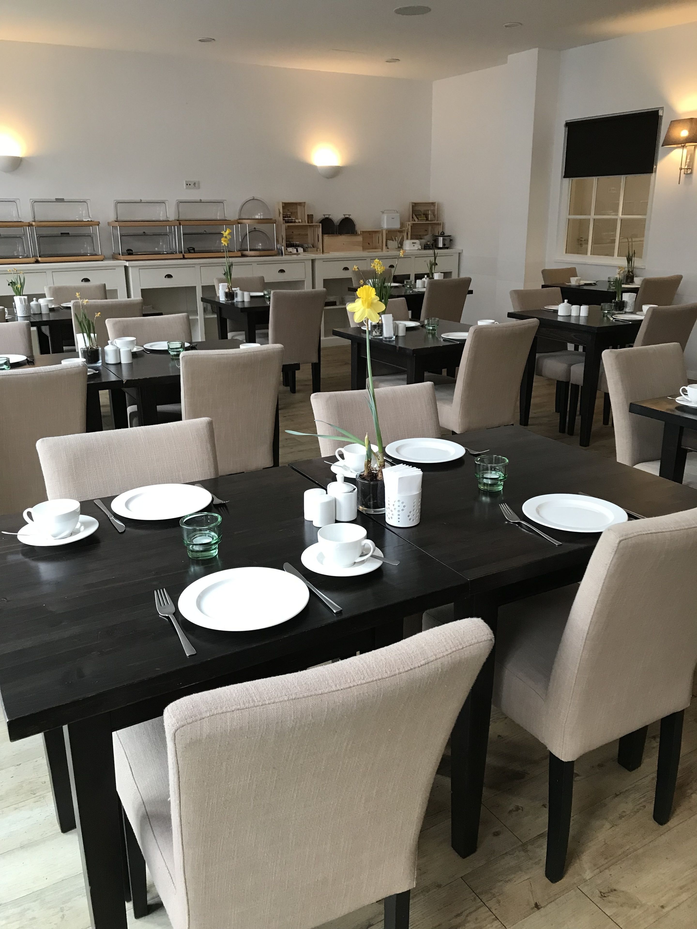 daily buffet breakfast (eur 5 per person)