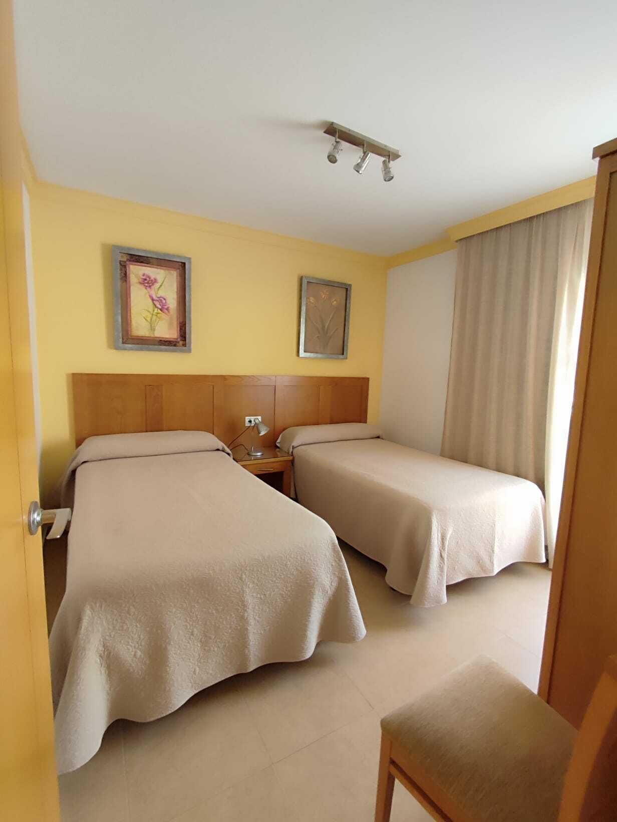 1 bedroom, laptop workspace, blackout drapes, soundproofing