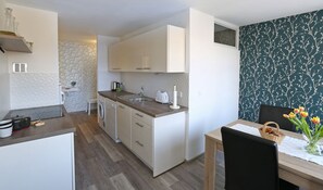 Family Apartment, 2 Bedrooms | Private kitchen | Fridge, microwave, stovetop, dishwasher - CastleView (Ljubljana)