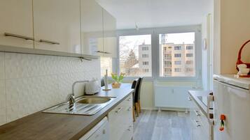 Căn hộ dành cho gia đình, 2 phòng ngủ | Bếp riêng | Tủ lạnh, lò vi sóng, bếp nấu, máy rửa bát