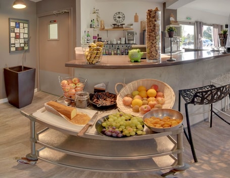 Daily buffet breakfast (EUR 12 per person)