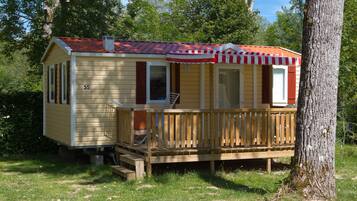 Casa rodante Confort, 2 habitaciones | 2 habitaciones, cortinas blackout, cunas y wifi