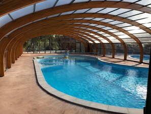 Indoor pool, seasonal outdoor pool