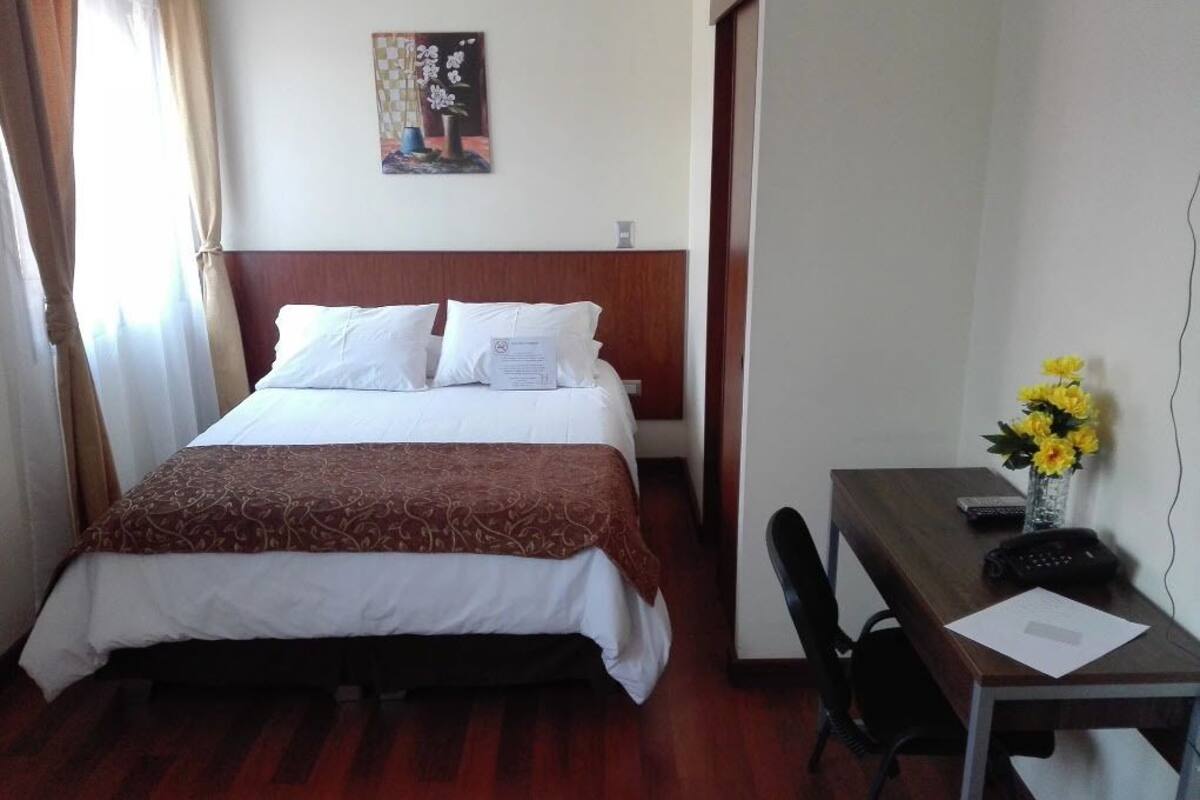 Desk, WiFi (free), bed sheets