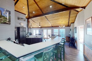 Dining - Oceanfront Cottage w/Great Views, Huge Deck, BHI Club+Golf, 3 Carts, Dogs OK (Bald Head Island)