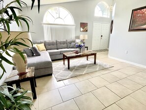 Smart TV, table football, ping pong, books