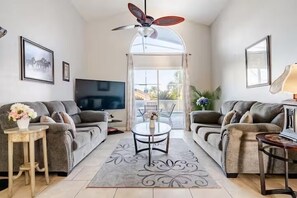 Smart TV, table football, ping pong, books