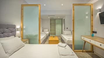 4 habitaciones y ropa de cama hipoalergénica