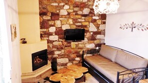 电视、壁炉