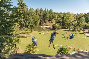 Zip-lining