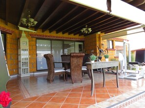Outdoor dining - Beautiful Big Residence Colonial, construction colonial, great vineyards close (Tequisquiapan)