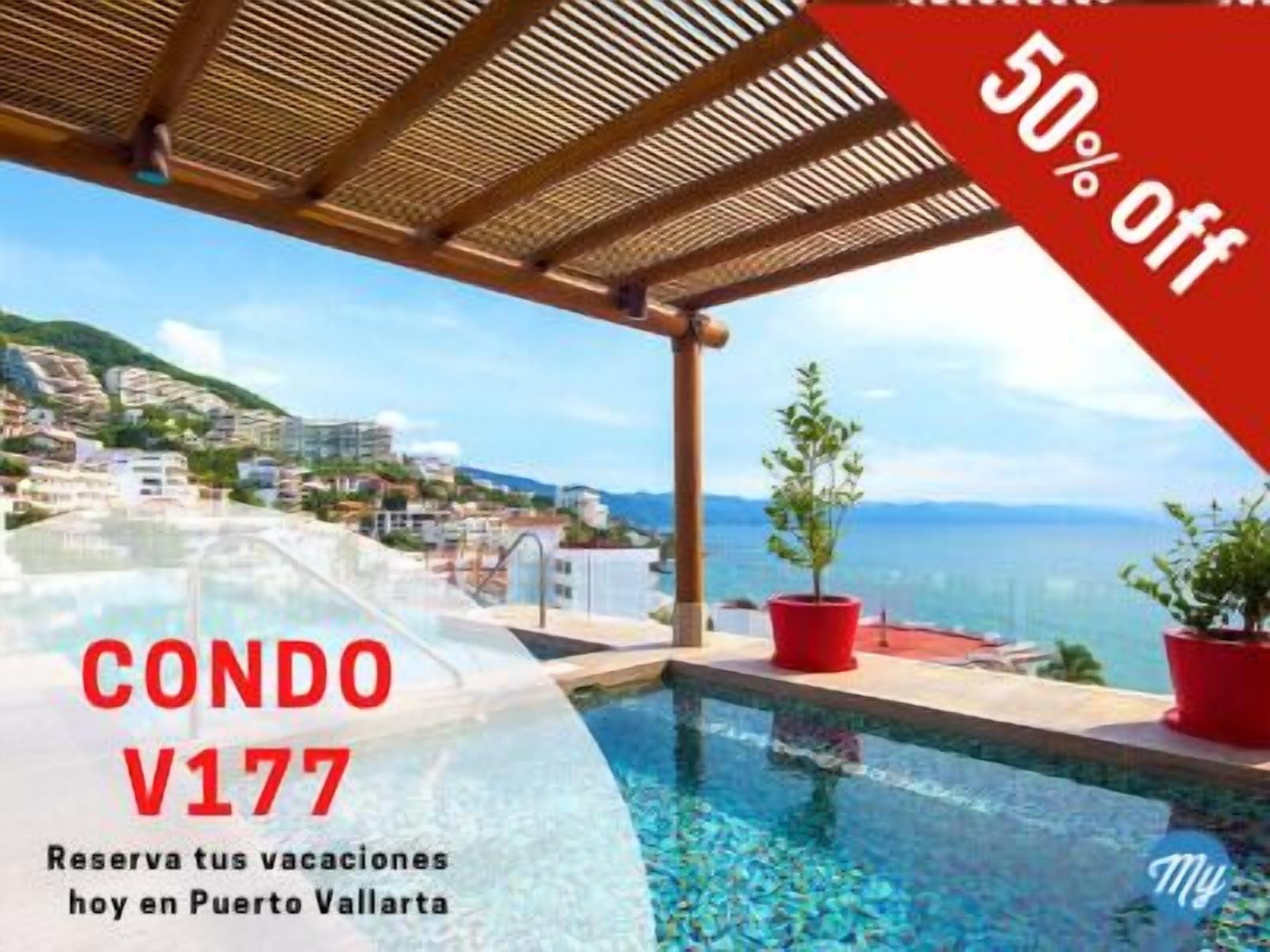 Condo V177 unit 204, Near Beach, Rooftop Pool.