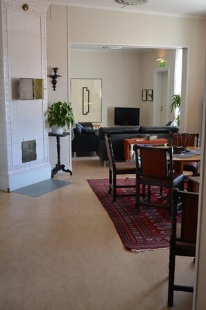 Sitteområde i lobbyen