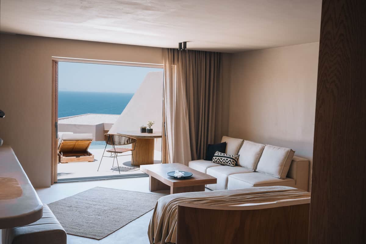 Natura Suite with Infinity Pool | Wohnbereich