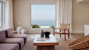 Eden Villa with Infinity Pool | Living area | Flat-screen TV