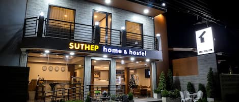 Front of property – evening/night