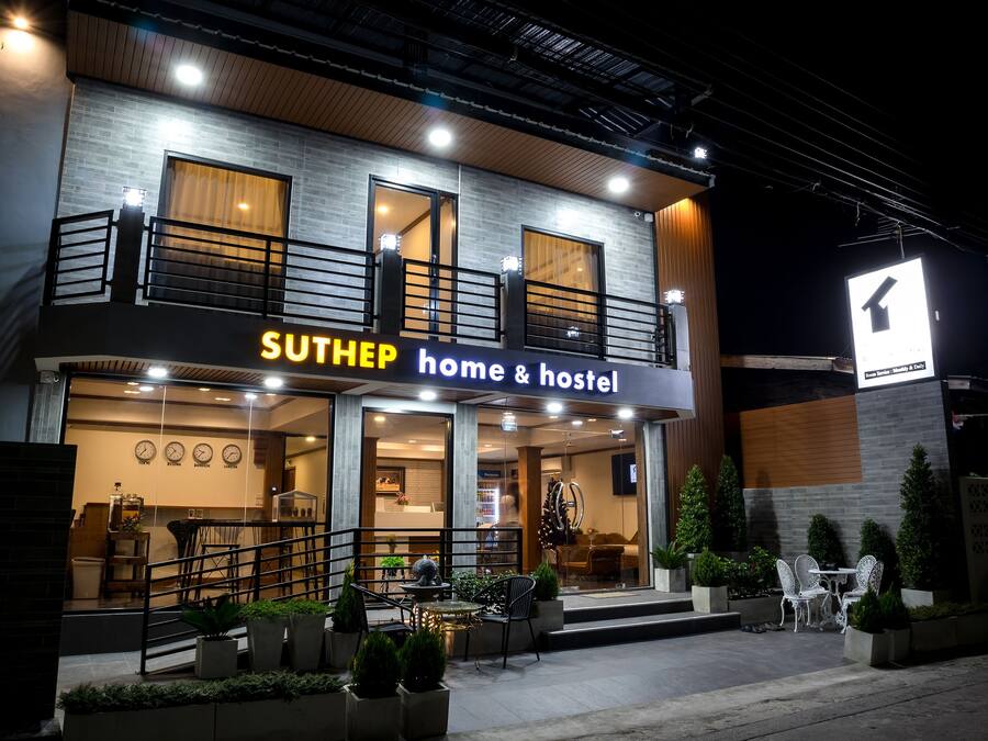 Front of property - evening/night