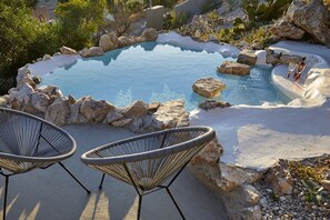 Outdoor pool - Garden architect's studio (Pirgos Kallistis)